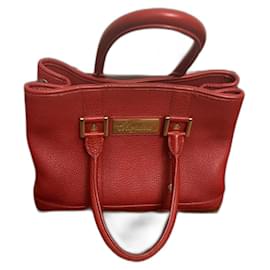 Chopard Tote Bag aus rotem Leder
