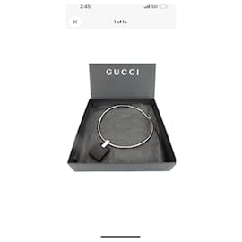 Collana vintage Gucci in argento con pendente