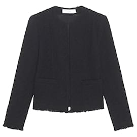 Iro Chaqueta de tweed Rowy negra