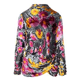 Valentino Night Samt-Relief-Oberteil