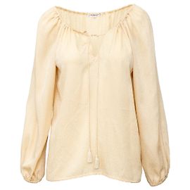 Top de seda Saint Laurent