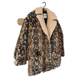 Abrigo Essentiel Antwerp Marrón Poliéster XS