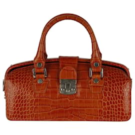 Borsa a mano vintage Croco L.A.P.A. - Autre Marque