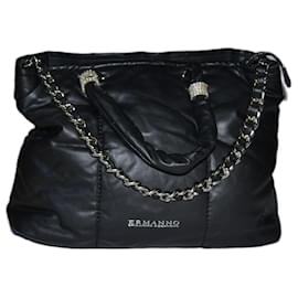 Ermanno Scervino Handtasche schwarz aus Kunstleder