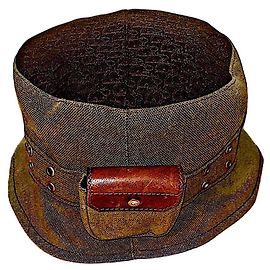 Echtes Christian Dior Seltenes Galliano Street Chic Diorissimo Bucket Pouch Hat