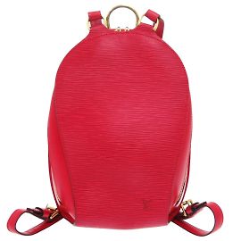 Mochila Mabillon Epi de Louis Vuitton en rojo castellano