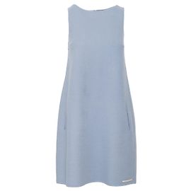 Vestido Max Mara de lana virgen azul