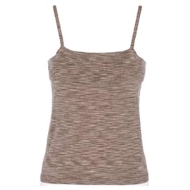 Top de lana gris melange de Dries Van Noten