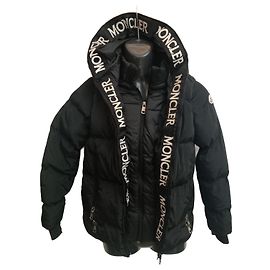 Manteau Moncler Garçon Réversible Noir Viscose