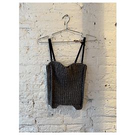 Autre Marque Top bustier de punto Sisley