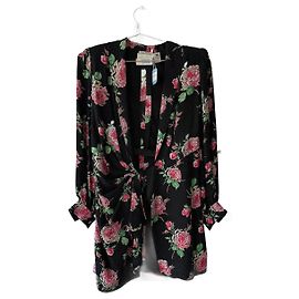 Abito floreale Emanuel Ungaro in poliestere