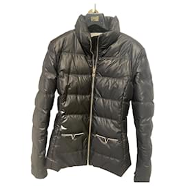 Versace Jacke aus Baumwolle Dunkelblau
