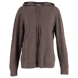 Kapuzensweater von Dries Van Noten mit Taschen aus braunem Wolle