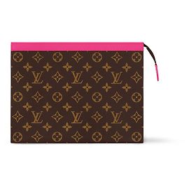Louis Vuitton LV Pochette Voyage MM macassar rosa