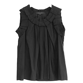 Blusa sin mangas con volantes origami de Marc Jacobs