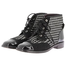 Botines Chanel T.EU 38.5 Cuero