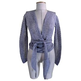 Cardigan Chiara Bertani in mohair grigio - Autre Marque