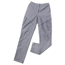 Pantaloni design in cotone e nylon Loewe grigi 34 donne