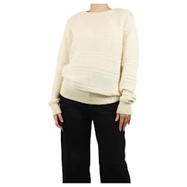 Rippstrick-Pullover aus Alpaka-Mischung - Größe UK 10 - Bally