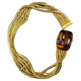 Cinto Chanel Dourado de Aço