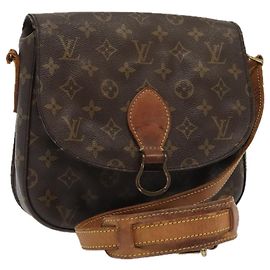 LOUIS VUITTON Monogram Saint Cloud GM Borsa a Spalla M51242 LV Auth bs18393