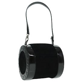 Bulgari Borsa a mano BVLGARI in suede marrone Auth hk1677