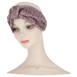 Autre Marque A.N.G.E.L.O. Vintage Cult Fascia per capelli in agnello persiano malva - Anni 2020