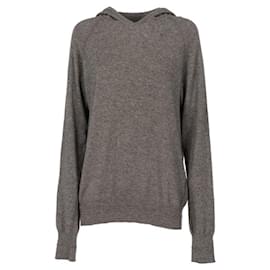 Maglione con cappuccio in lana grigia Alexander Wang - Anni 2010