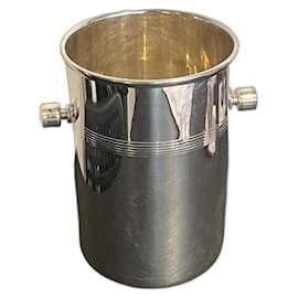 Seau à champagne St-Hilaire en métal argenté avec poignées - Autre Marque