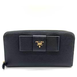 Prada Saffiano Lange Brieftasche