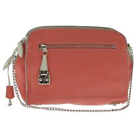 LOUIS VUITTON Pochette Corail Borsa a Spalla in Pelle Rosa M94181 LV Auth bs18764