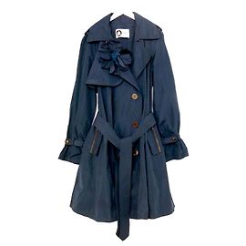 Cappotto trench svasato Corsage Lanvin Primavera 2005 FR46/UK18