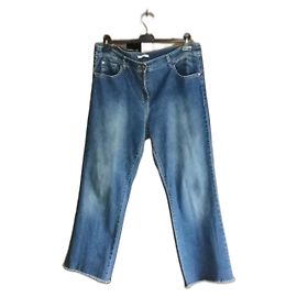 Jeans Elena Miró in Cotone Blu
