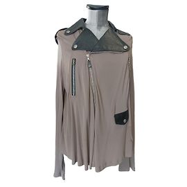 Giacca Biker Jean Paul Gaultier Beige