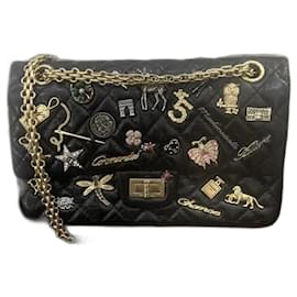 Chanel Handtasche aus schwarzem Leder