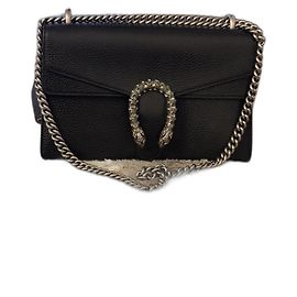 Borsa Gucci Dionysus in pelle nera