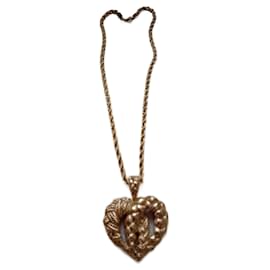 Collana Guy Laroche Couture Pendente a Cuore Dorato