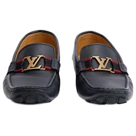 Mocassini Monte Carlo in pelle di vitello nera Louis Vuitton