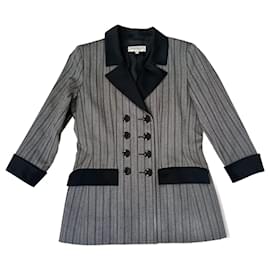 Blazer à rayures Saint Laurent à double boutonnage - Yves Saint Laurent