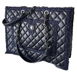 nuova borsa Grand Shopping Tote di Chanel in pelle di vitello e tweed