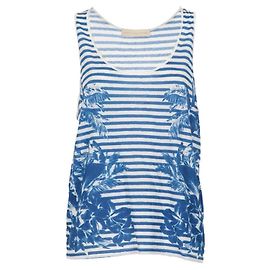 Stella Mc Cartney Camiseta regata de algodão listrada Stella McCartney - Anos 2010