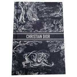 Dior Notizbuch Toile de Jouy Blau