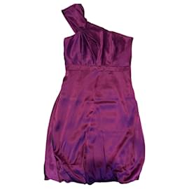 Vestido mini Armani Exchange morado oscuro