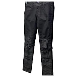 Jean Paul Gaultier Vaqueros de denim negro M