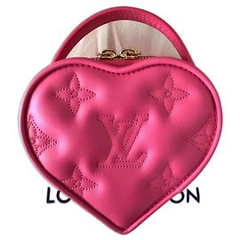 Louis Vuitton Pochette Pop My Heart Rosa Pelle