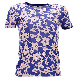  Diane Von Furstenberg Print Knitted T-shirt in Multicolor Wool