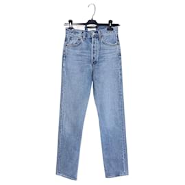 Agolde 90's Pinch Waist jeans rectos de cintura alta azul Soundwave - Autre Marque