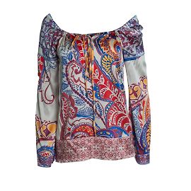 Hale Bob, blouse stampata Paisley