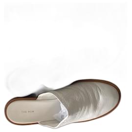 Mules Teatime The Row in pelle bianca 37 - The row