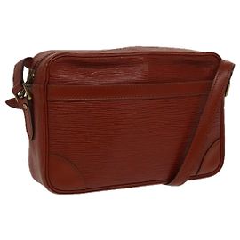 LOUIS VUITTON Borsa a Spalla Epi Trocadero 23 Marrone M52313 LV Auth 89325